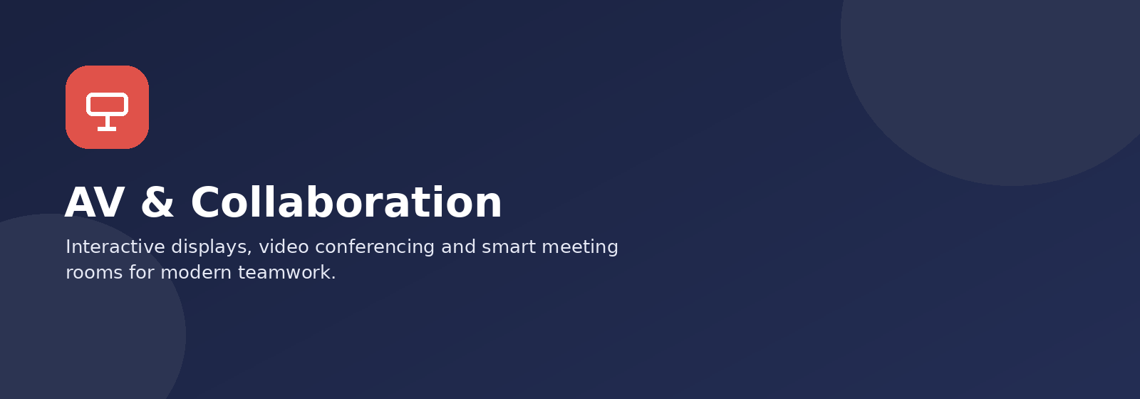 AV and Collaboration services