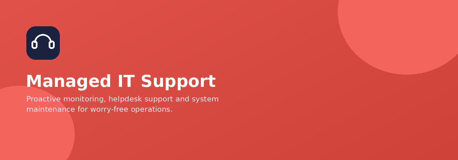 Managed IT Support Managed IT Support services