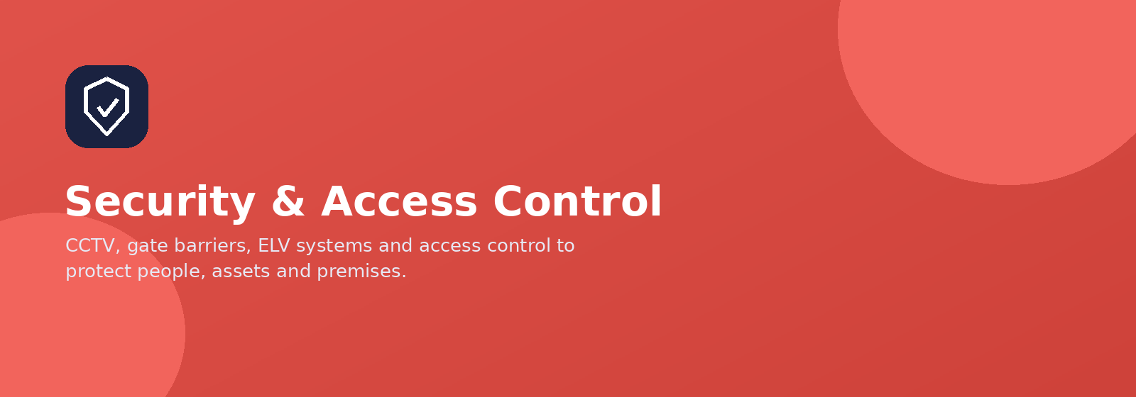 Security and Access Control services